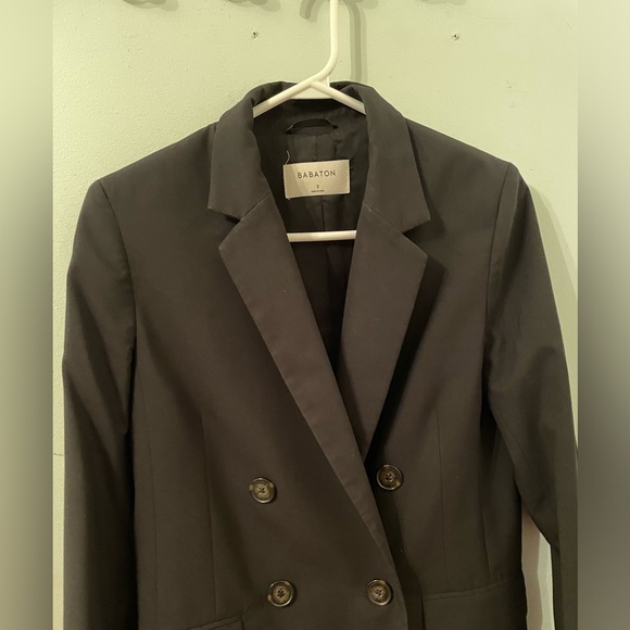 Babaton Leonard Blazer black Double-breasted blazer size 2 - Picture 4 of 14
